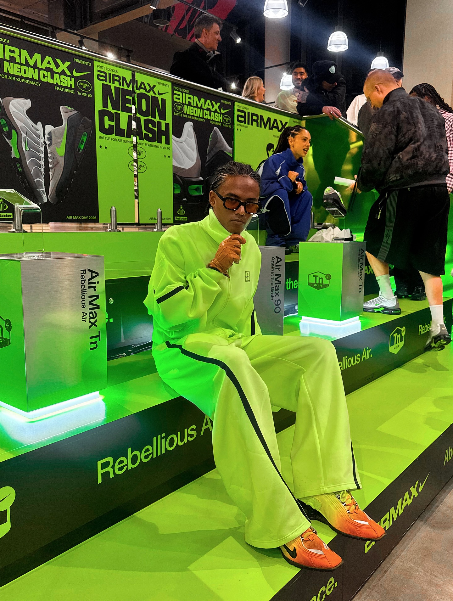BAPPY at the Nike and Foot Locker Air Max event